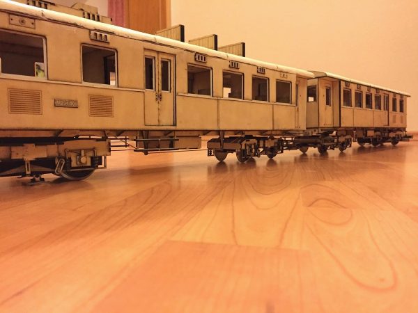 Nenafarbený model vozňa M234 pre záhradnú železnicu | stavebnice-vlakov.sk