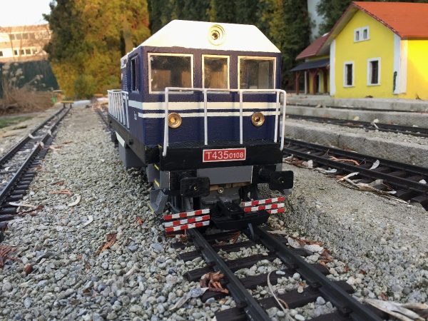 Dokončený model lokomotívky T435 Hektor pre záhranú železnicu | stavebnice-vlakov.sk